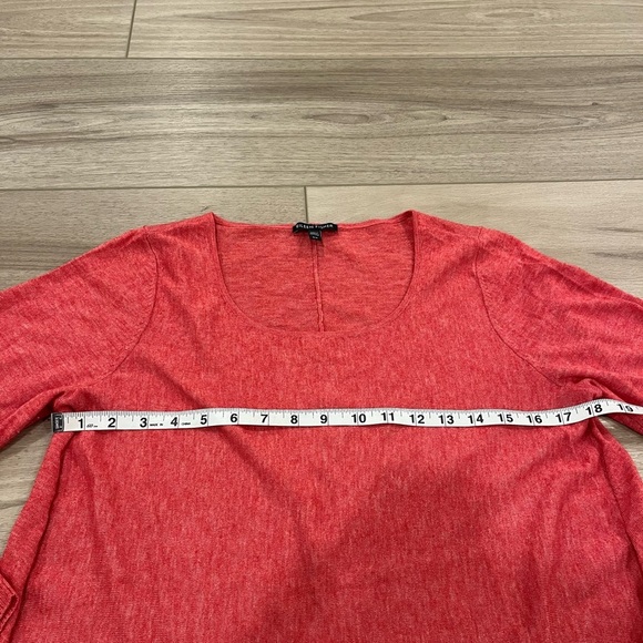 Eileen Fisher Tencel Alpaca Pullover Merino Wool S Tunic Top Sweater Lagenlook - Picture 3 of 6